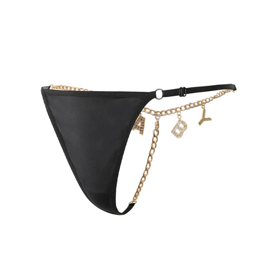 Rhinestone Chain G-String for Women – Elegant & Stylish