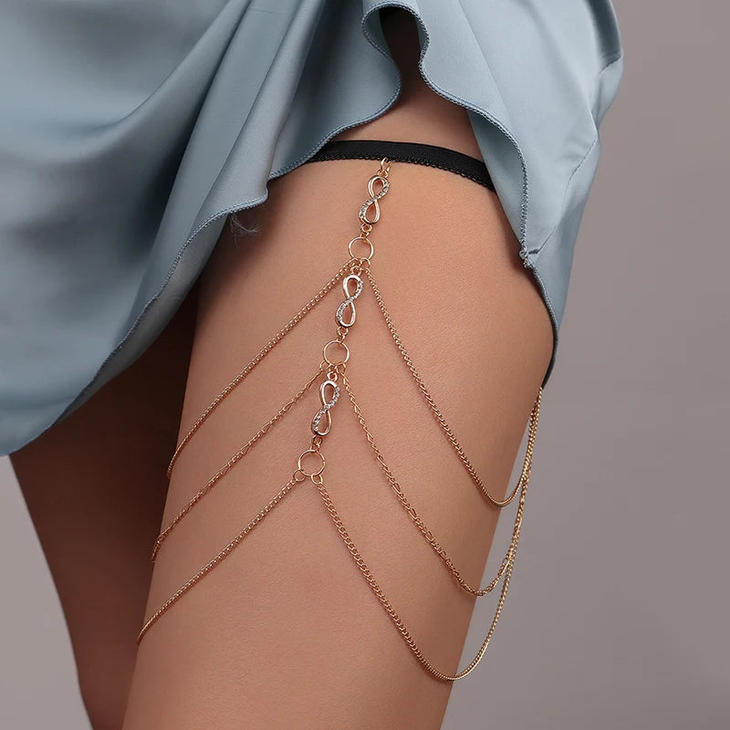 Decorative Thigh Chain – Fashion Body Accessory