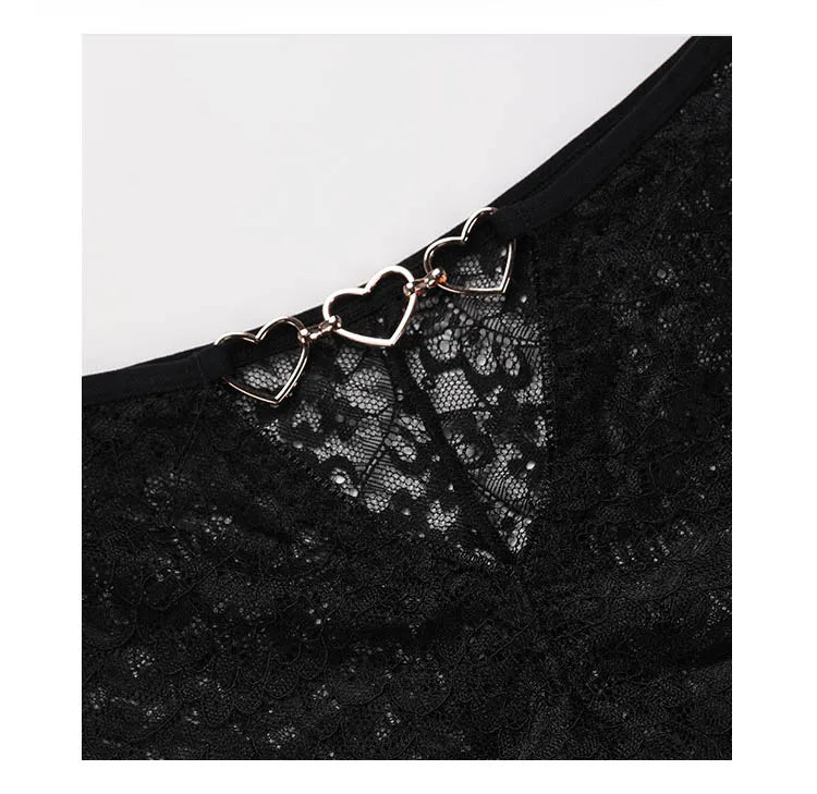 Floral Lace Thong – Lightweight Low-Rise Panties