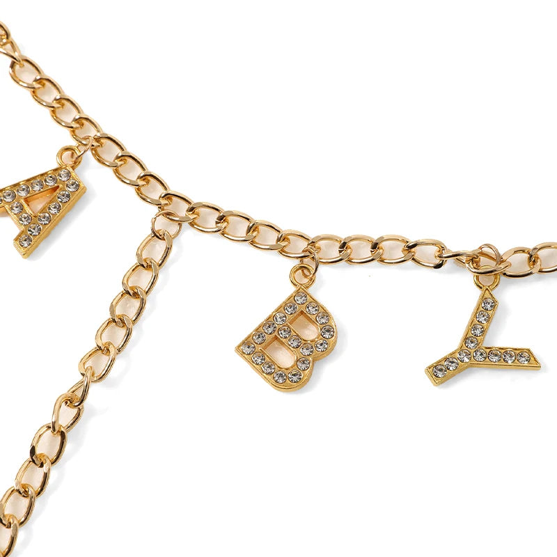 Rhinestone Chain G-String for Women – Elegant & Stylish