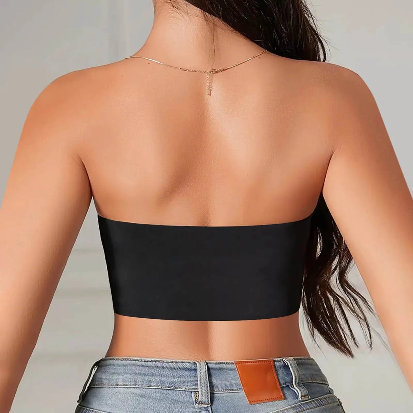 Invisible Strapless Bra – Silicone Grip & Front Closure