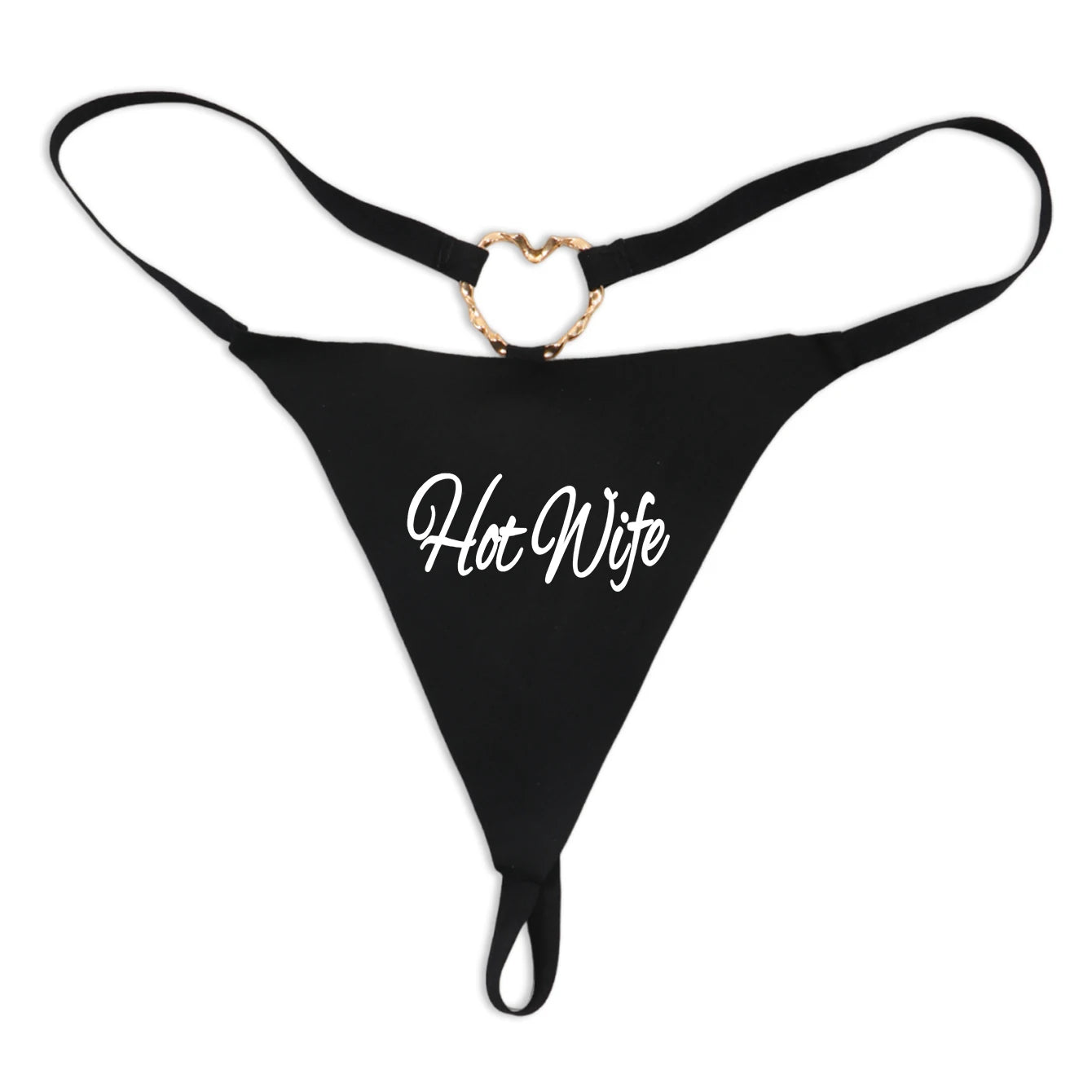 Cheeky Letter Print G-String – Women's Low-Rise Thong