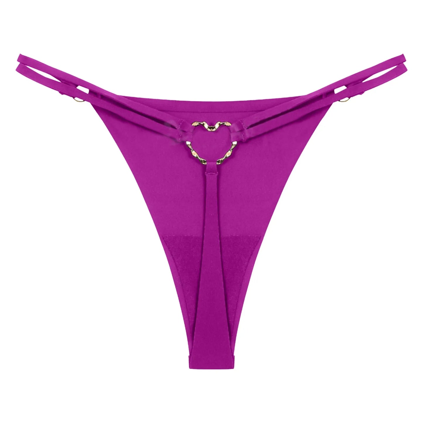 Double Strap G-String – Low-Rise Buckle Thong