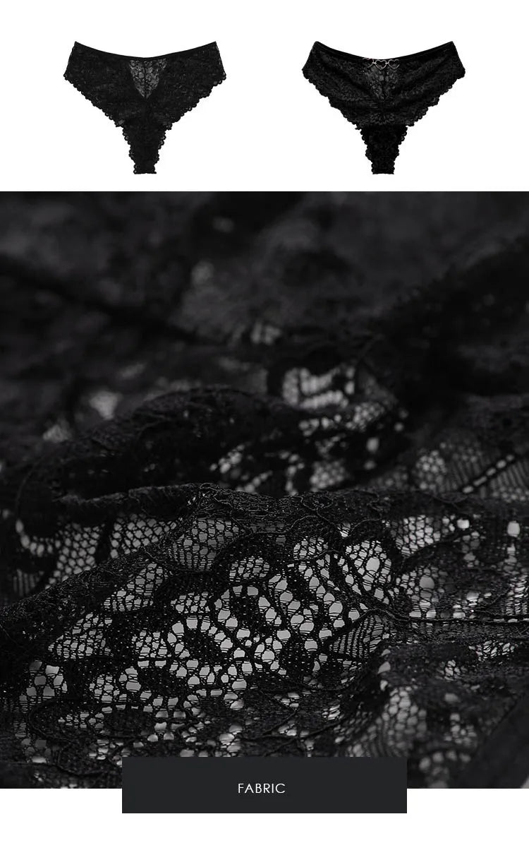 Floral Lace Thong – Lightweight Low-Rise Panties
