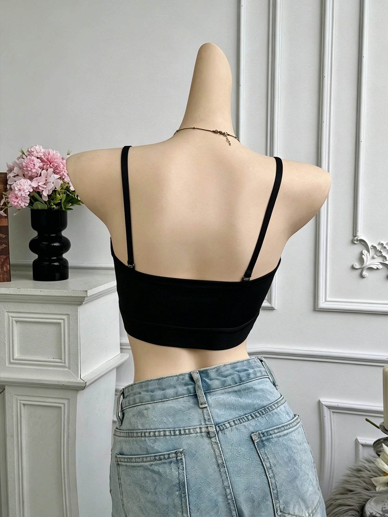 Wire-Free Hollow Cup Bra – Soft & Comfortable