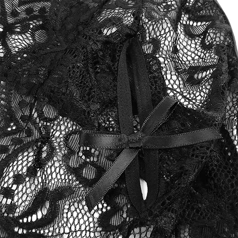 Deep V Lace Bra Set – Soft Sheer Lingerie
